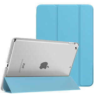 MoKo iPad 9 P[X 2021 iPad 10.2 P[X 9/8/7(2021/2020/2019)  I[gX[v@\ ^ X^h O܂ PUU[ n}CNt@Co[ h~ X}[gP[X MistBlue