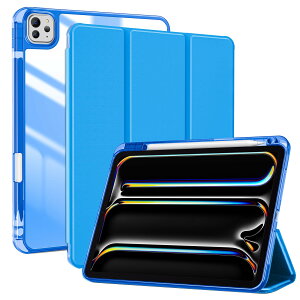 ProCase iPad Pro 13C` P[X M5/M4 2025/2024 y[ y[ ϏՌ O܂ X^h X}[gJo[ -u[