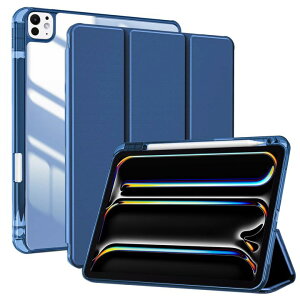 ProCase iPad Pro 13C` P[X M5/M4 2025/2024 y[ y[ ϏՌ O܂ X^h X}[gJo[ -lCr[