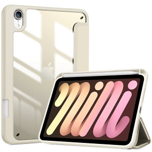 ProCase iPad Mini A17 Pro 7 2024 Mini6 P[X 2021 8.3C` yz_[ I[gX[v/EFCN@\ ϏՌ O܂X^h obNJo[ Kp@FiPad Mini A17 Pro 7 2024AiPad Min