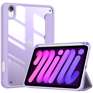ProCase iPad Mini A17 Pro 7 2024 Mini6 P[X 2021 8.3C` yz_[ I[gX[v/EFCN@\ ϏՌ O܂X^h obNJo[ Kp@FiPad Mini A17 Pro 7 2024AiPad Min