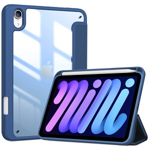 ProCase iPad Mini A17 Pro 7 2024 Mini6 P[X 2021 8.3C` yz_[ I[gX[v/EFCN@\ ϏՌ O܂X^h obNJo[ Kp@FiPad Mini A17 Pro 7 2024AiPad Min