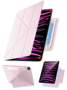 y360°SʕیEYX^hzTekka iPad Air 13C` P[X (M2/M3 2024/2025) iPad Pro 12.9C` pJo[ 6/5/4i2022/2021/2020 }Olbgz By[ cuEuΉ ^ y P