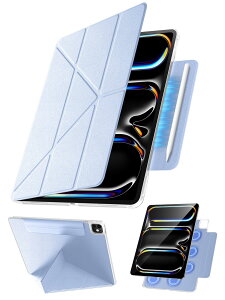 y2025NVfE360°tJo[zTekka iPad Pro 11C` P[X M4/M5 (2024/2025E5/6)Ή }Olbgz Y܂X^h cuEuΉ By[ Sʕی l ^ y