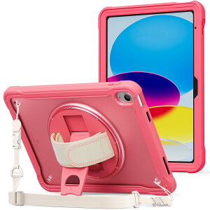 ProCase iPad Jo[ 11/10iA16j11C` 2025/10.9C` 2022 ϏՌ Jo[ y[ 360°]X^h t 3wی
