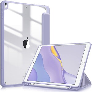 Fintie iPad Air 2019 �P�[�X iPad Air3 / Pro 2017 10.5�C���` �����o�b�N�J�o�[ Apple Pencil ���[�\ �O�܃X�^���h �X���[�v�@�\ �y�� ���^ �����h�~ PU�������U�[ TPU (���f���ԍ�A2152�AA2123�AA2153�AA1701