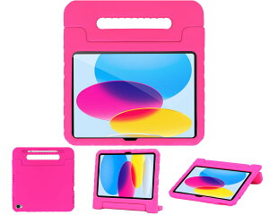iPad 11���� �P�[�X iPad 10���� 2025 11�C���` 2022 10.9�C���` �q�ǂ��p �L�b�Y �ϏՌ� �y�� �X�^���h�@�\ EVA �y�����[ �y���z���_�[ �n���h���t�� �ی� �J�o�[ (�s���N)