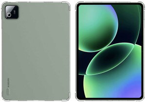 For Xiaomi Pad 8/8 Pro �P�[�X �J�o�[�yZENGZOUZ�zTPU �y�� ���^ �N���A�P�[�X �[�d�Ή� �C�菝�h�~ �w��h�~ �S�ʕی�J�o�[ (�N���A)