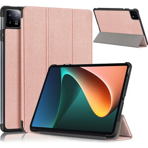 Xiaomi Pad 6 �p�� �P�[�X �V�^ �J�o�[ NEW���f�� �X�^���h�@�\�t�� �ی�P�[�X �O�� ���^ ����PU ���U�[ �S�ʕی�^ Mi Pad6 �Ή� (���[�Y�S�[���h)