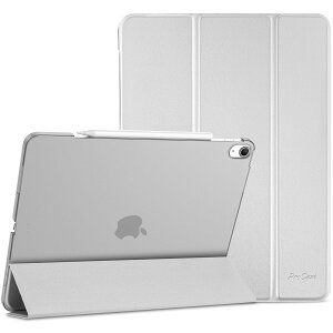 ProCase iPad Air 13C` P[X M3 2025 (A3269 A3271) / M2 2024 (A2898 A2899 A2900) X ϏՌ O܂ X^h X}[gJo[ - Vo[