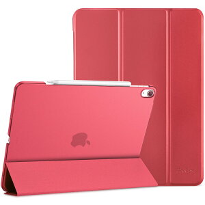 ProCase iPad Air 13C` P[X M3 2025 (A3269 A3271) / M2 2024 (A2898 A2899 A2900) X ϏՌ O܂ X^h X}[gJo[ - bh