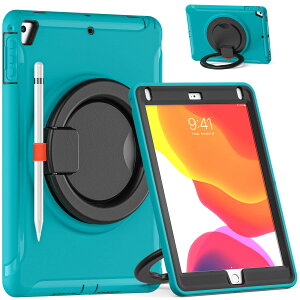 iPad Air ��3���� �Ή� 10.5 2019 / iPad Pro 10.5 �Ή� 2017 �P�[�X �����O�t�� �Ռ��z�� �y�� ��� 360°��]�X�^���h ������ �n���h���t �J�o�[ �����h�~ �L�Y�h�~ �L�b�Y Air 3/Pro 10.5 �J�o�[,�u���[