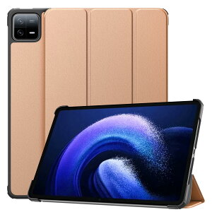 Xiaomi Pad 6 �P�[�X MoKo Mi Pad 6/6 Pro�p�ی�P�[�X 11�C���` �V���I�~�p�b�h6��p�ی�J�o�[ �X�^���h�P�[�X �I�[�g�X���[�v�Ή� PC+PU�� �蒠�^ �y�� �ϏՌ� RoseGold