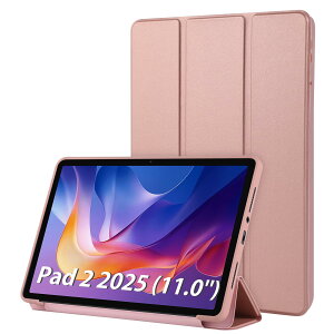 Simpeak Xiaomi Redmi Pad 2 11'' 2025 �Ή� �P�[�X �S�ʕی�J�o�[ ����PU���U�[��TPU ���^ ���y�� �I�[�g�X���[�v�@�\�t�� �O�܃X�^���h ���b�h�~�[�p�b�h2 �^�u���b�g �ی�P�[�X,�_�[�N�s���N