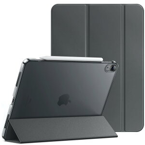 JETech iPad Air 11 �C���` M3/M2 (2025/2024), iPadAir5/4 �P�[�X�i2022/2020���f���A10.9�C���`�j�X�����X�^���h�n�[�h�o�b�N �E�F�C�N�A�b�v/�I�[�g�X���[�v�@�\�t�� �^�u���b�g�J�o�[ (�_�[�N�O���[)