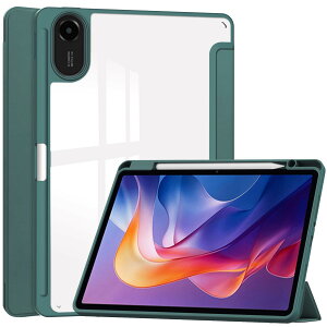 2025�N���� Xiaomi Redmi Pad 2 �P�[�X wi-fi���f��/4G���f���Ή� �w�ʃN���A ���� �y���z���_�[�t�� redmi pad2 �J�o�[ �I�[�g�X���[�v�@�\�t�� �O�܂�X�^���h �ϏՌ� �y��,�[��
