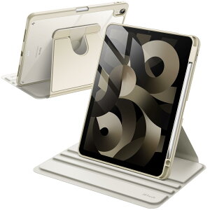 JETech ]P[X iPad Air 11C` M3/M2 (2025/2024)AiPad Air 5/4p (2022/2020A5/4A10.9C`) Pencilz_[t 360°]ی X^hJo[ NAobN EFCN/X[v (X^[C