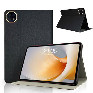 TECLAST T65 Plus �p �P�[�X YAJOJO �p�x���� �X�^���h ���^ �y�� �C�菝�h�~ �S�ʕی�^ �X�^���h�@�\�t�� �n�[�h�J�o�[ TECLAST T65 Plus �^�u���b�g �Ή� (�u���b�N)