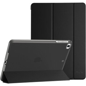 ProCase iPad Mini 5/4/3/2/1 �ی�P�[�X, �O�܂� �t�H���I TPU�o�b�N �X�}�[�g�J�o�[ �X�^���h�@�\�t�� �K�p�[���F7.9�h iPad Mini 5 �i2019�j/ Mini 4, Mini 1 2 3�]�u���b�N