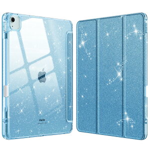 Fintie iPad Air 13�C���`(M3/M2) �P�[�X 2025/2024 �����o�b�N�J�o�[ Apple Pencil ���[�\ Apple Pencil Pro���C�����X�[�d�Ή� �O�܃X�^���h �X���[�v�@�\ �y�� ���^ �����h�~ PU�������U�[ TPU(�L���L��