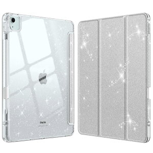 Fintie iPad Air 13�C���`(M3/M2) �P�[�X 2025/2024 �����o�b�N�J�o�[ Apple Pencil ���[�\ Apple Pencil Pro���C�����X�[�d�Ή� �O�܃X�^���h �X���[�v�@�\ �y�� ���^ �����h�~ PU�������U�[ TPU(�L���L��