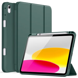 JETech iPad�iA16�j�P�[�X ��11/10����i2025/2022���f���j�pPencil�z���_�[�t�� �Ή� �\�t�gTPU�o�b�N �X�����ی�J�o�[ �I�[�g�E�F�C�N�A�b�v/�X���[�v�@�\�t�� (�~�X�e�B�u���[)