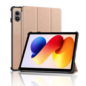 (2025����)For Redmi Pad 2 Pro �P�[�X �J�o�[�yHNWEIWEI �z 360°�S�ʕی� 12.1 �C���` �O�܃X�^���h�����p���� PU���U�[�O�� ���n�}�C�N���t�@�C�o�[ ���C�z�� �S�ʕی�^ �C�菝�h�~ �ω��� Redmi Pad 2