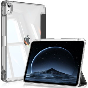 SQBEBS iPad Air 11C` (M3/M2) P[X 2025/2024 iPad Air 5/4 P[X 2022/2020 10.9C`  AN yVz_[t Apple Pencil Pro/USB-C ̑Ή X[v@\ O܂X^h NA X