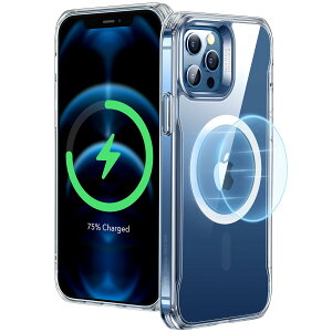 yČRMILKiEMagsafeΉzESR iPhone12 P[X phone12 Pro P[Xɋw CX[d Xgbvz[t iPhone12 P[Xp HaloLock nCubhCJo[ 6.1C` NA Class
