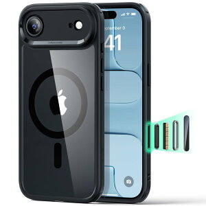 �y3�{�ČRMIL�K�i�EMagSafe�Ή��zESR iPhone Air �P�[�X �ɔ� ���C�����X�[�d �X�g���b�v�z�[���t�� �G�A�K�[�h�R�[�i�[ 25W�����[�d Qi2.2�Ή� 4H���ɋ����w�� ���h�~ ����~�� �w��h�~ �ϏՌ� �ω�