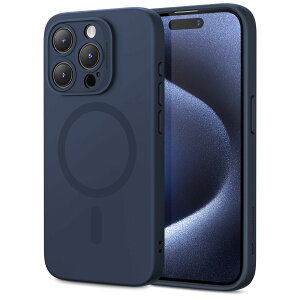 �y�ČRMIL�K�i�EMagsafe�Ή��zESR iPhone 15 Pro �P�[�X ��phone15pro �P�[�X �}�O�l�b�g�[�d�Ή� �X���� �V���R���P�[�X �Ռ��z�� ��ʂƃJ�����ی� iPhone 15 Pro�p Cloud�V���[�Y �u���[