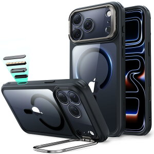 �y�f�U�C����܃V���[�Y�I�zESR iPhone 17 Pro Max �P�[�X MagSafe�Ή� 3�{�ČRMIL�K�i �J�����{�^���t�� �B���X�^���h �����\ ���C�����X�[�d �G�A�K�[�h�R�[�i�[ �ϏՌ� ���h�~ �y�� �}�O�l�b�g