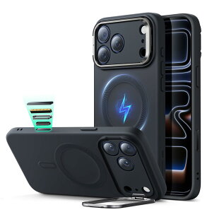 �y�f�U�C����܃V���[�Y�I�zESR iPhone 17 Pro Max �P�[�X MagSafe�Ή� �J�����{�^���t�� �B���X�^���h �����\ 3�{�ČRMIL�K�i ���C�����X�[�d�Ή� �G�A�K�[�h�R�[�i�[ �ϏՌ� ���h�~ �y�� �X�}�z