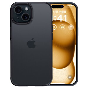 �y�ČRMIL�K�i�E�w��h�~�zCASEKOO iPhone 15 �p �P�[�X �ϏՌ� ����~�� �w��h�~ �ČRMIL�K�i �}�b�g�d�グ �X�g���b�v�z�[���t�� ���ϖh�~ �ϋv�� �J�o�[ ���C�����X�[�d�Ή� �A�C�t�H�� 15 �p 6
