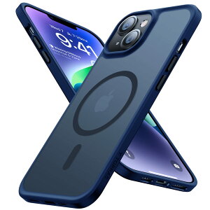 TORRAS iPhone 13/14 �p �P�[�X�y�ČR�ی�H�w�E������Magsafe�Ή��z�}�O�l�b�g���� �ϏՌ� ���C�����X�[�d�Ή� �}�O�Z�[�t�Ή� ���ϖh�~ ������ �}�b�g ���΂݂Ȃ� �X�g���b�v�z�[������ Guardian-Ma