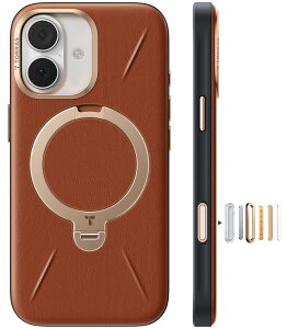 TORRAS iPhone 17 �p �P�[�X�y�V���o���U�[�E�X�L���^�b�`�zOstand Q3 ���U�[�g�[�� MagSafe�Ή� �����O �X�^���h 360°��_��] �c�����Ή� �}�O�l�b�g���� �v �J�����R���g���[���{�^�� �ČR�K�i ��