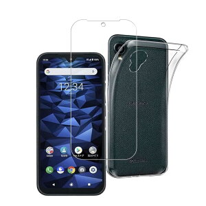 KYOCERA DIGNO BX2 �t�B����+ DIGNO BX2 �P�[�X�y1���K���X�t�B����+ 1���P�[�X �z�y���{���Ɏq���z�ی�t�B���� �ώw�� ������ ���˒ጸ ��U�h�~���� A101KC �p�� �P�[�X ���� TPU�f�ނ��g�p���ϏՌ�