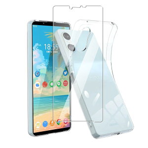 �Ή� Sony Xperia 10 VI �P�[�X Sony Xperia 10 VI �K���X�t�C���� �y1���K���X�t�B����+ 1���P�[�X�zSO-52E SOG14 �J�o�[ �̗p���{���Ɏq�f�� �����ߗ� �C�A�[�� �w��h�~ ��U�h�~ �z�� �\��t���ȒP �_