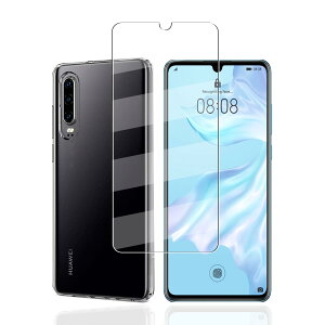 �y1���K���X�t�B����+1��TPU�\�t�g�V�F���z Huawei P30 �p�� �t�B���� �t���ی� �t�B���� �����K���X �d�x9H �����ߗ� �C�A�[�� �w��h�~ ��U�h�~For P30 �P�[�X �N���A TPU �ϏՌ� �����h�~ ��p��