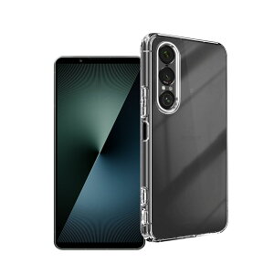 Xperia 1 VII pX}z P[XXperia 1 VII SO-51F / SOG15 / XQ-FS44ߗ ϏՌ ^ yʌ^ ΂ݖh~ wh~ TPUfނ̗pđSʕیJo[ ij