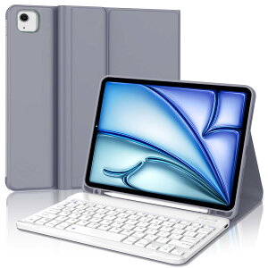 iPad Air 11�C���`�iM2�j�L�[�{�[�h�P�[�XiPad Air5/iPad Air4 �L�[�{�[�h 10.9�C���` iPad Pro 11�C���` ��4/3/2/1����Ή� Apple Pencil���[ �E���� �I�[�g�X���[�v�@�\ ���p�x���� �����h�~ �p�[�v��