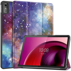 For Lenovo Tab M10a 5G �P�[�X �yShron�z �O�܂�X�^���h�J�o�[ �����^ ���y�� �}�O�l�b�g �I�[�g�X���[�v�P�[�X PU ���U�[�J�o�[ YH