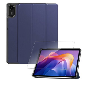 For Redmi Pad 2 �P�[�X �t�B���� �Z�b�g �X�^���h �S�ʕی� �p�x���� �L�Y�h�~ �y�� �^�u���b�g �㎿PU���U�[ �^�u���b�g�p�A�N�Z�T���[ Sediven �ی�P�[�X �K���X�t�B���� �i�u���[�j