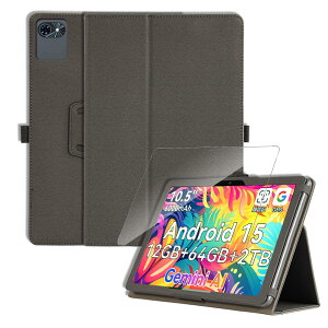 For TABWEE T80 �P�[�X �t�B���� �Z�b�g �X�^���h �S�ʕی� �p�x���� �L�Y�h�~ �y�� �^�u���b�g �㎿PU���U�[ �^�u���b�g�p�A�N�Z�T���[ Sediven �ی�P�[�X �K���X�t�B���� �i�u���b�N�j