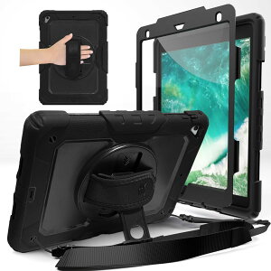 MS factory iPad 6 5 p P[X Air2 Pro 9.7C` ACpbh 9.7 Jo[ ϏՌ y[ LbY ی tB t V_[ nhXgbv 360°] X^h ubN  IPD-5-SH