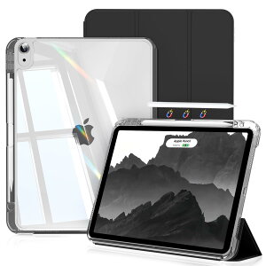 SQBEBS iPad Air 11C` (M2/M3) P[X 2025/2024 iPad Air 5/4 P[X  2022/2020 10.9C`  w E Jo[ Apple Pencil Pro/USB-C ̑Ή X[v@\ O܂X^h y ^