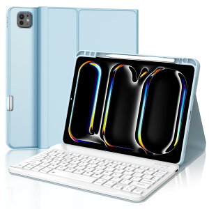 [2025NŐV^] iPad Pro 11 C`L[{[htP[X (M5 2025 M4 2024) BluetoothL[{[hJo[ ipad pro 11 L[{[h I[gX[v X^h@\ Apple Pencil[dΉ 㑤[ ϏՌ Sʕی