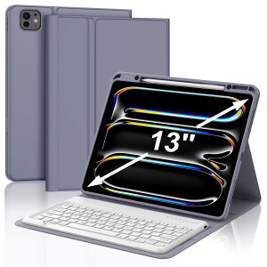�y2025�N�����Łz iPad Pro 13 �C���`�L�[�{�[�h�t���P�[�X (M4 M5) Bluetooth�L�[�{�[�h�J�o�[ ipad pro 13 �L�[�{�[�h �I�[�g�X���[�v �X�^���h�@�\ Apple Pencil�[�d�Ή� �㑤���[ �ϏՌ� �S�ʕی� ���^