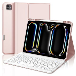 [2025NŐV^] iPad Pro 11 C`L[{[htP[X (M5 2025 M4 2024) BluetoothL[{[hJo[ ipad pro 11 L[{[h I[gX[v X^h@\ Apple Pencil[dΉ 㑤[ ϏՌ Sʕی