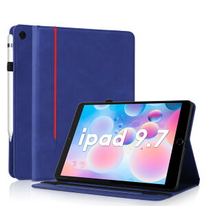 �yCASAFUNY�ziPad 9.7�C���` (2018/2017�C��6/5����p) air1/air2 �P�[�X �ϏՌ� PU���U�[ �J�o�[ ���p Apple Pencil ���[�\ �I�[�g�X���[�v/�E�F�C�N�@�\�Ή� ������� �y�� �V���v�� �r�W�l�X�� �����h